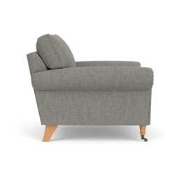 Osbourne Armchair - Grey marl - Rustic Weave - The Cotswold Company - thumbnail 3