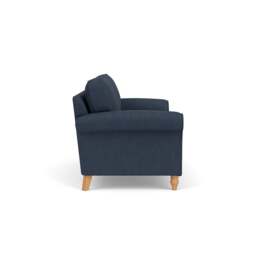 3 Seater Sofa - Indigo - Luxury Italian Linen - Hurley - The Cotswold Company - thumbnail 3