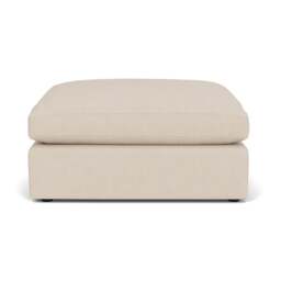 Foot Stool - Lily White - House Linen Mix - Clarke Large - The Cotswold Company - thumbnail 2