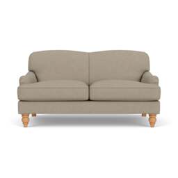 Large 2 Seater Sofa - Dove Grey - House Linen Mix - Ashbee - The Cotswold Company - thumbnail 2