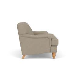 Large 2 Seater Sofa - Dove Grey - House Linen Mix - Ashbee - The Cotswold Company - thumbnail 3