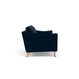 4 Seater Sofa - Deep blue - Matt Velvet - Robinson - The Cotswold Company - thumbnail 3