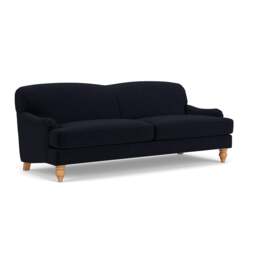 4 Seater Sofa - Ink - Eco Chenille - Ashbee - The Cotswold Company