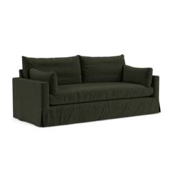 4 Seater Sofa - Moss - Eco Chenille - Ashton - The Cotswold Company - thumbnail 1