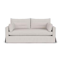 Ashton 3 Seater - Soft White - Luxury Italian Linen - The Cotswold Company - thumbnail 2