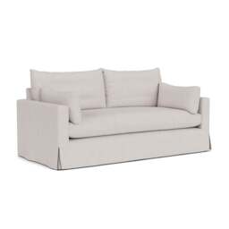 Ashton 3 Seater - Soft White - Luxury Italian Linen - The Cotswold Company - thumbnail 1