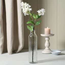 Lilac Stem White - Faux Flower Stem - The Cotswold Company - thumbnail 2