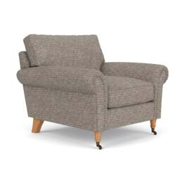 Osbourne Armchair - Shoreline Mix - Textured Weave - The Cotswold Company