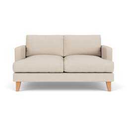 Large 2 Seater Sofa - Lily White - House Linen Mix - Jackson - The Cotswold Company - thumbnail 2