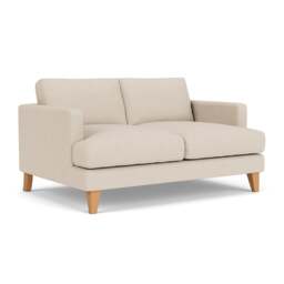 Large 2 Seater Sofa - Lily White - House Linen Mix - Jackson - The Cotswold Company