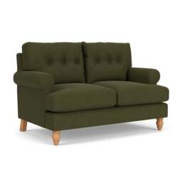 2 Seater Sofa - Forest Green - House Linen Mix - Talbot - The Cotswold Company - thumbnail 1
