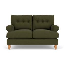 2 Seater Sofa - Forest Green - House Linen Mix - Talbot - The Cotswold Company - thumbnail 2