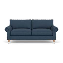 Osbourne 3 Seater - Indigo - House Linen Mix - The Cotswold Company - thumbnail 2
