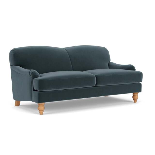 3 Seater Sofa - Night Sky - Matt Velvet - Ashbee - The Cotswold Company - image 1