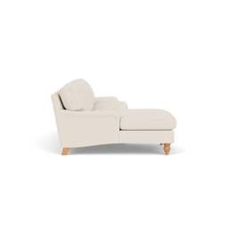 Chaise Large Left Hand - Cream - House Weave - Morris - The Cotswold Company - thumbnail 3