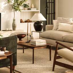 Halford Walnut Rectangular Coffee Table - The Cotswold Company - thumbnail 2