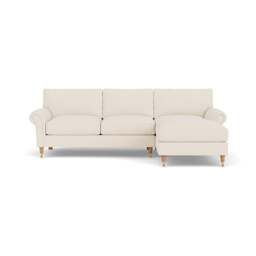 Chaise Large Right Hand - Cream - House Weave - Osbourne - The Cotswold Company - thumbnail 2