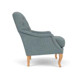 Armchair - Teal marl - Rustic weave - Olivia - The Cotswold Company - thumbnail 3
