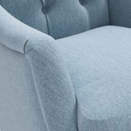 Armchair - Teal marl - Rustic weave - Olivia - The Cotswold Company - thumbnail 4