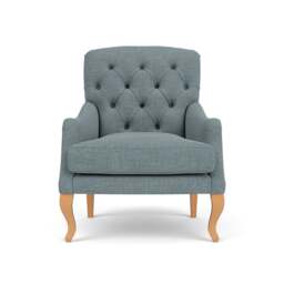 Armchair - Teal marl - Rustic weave - Olivia - The Cotswold Company - thumbnail 2