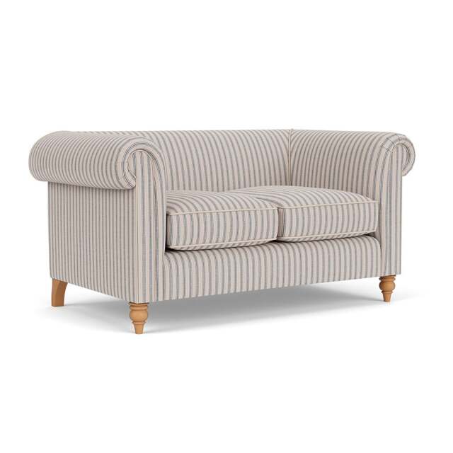 Rayner 2 Seater - Indigo - Kingham Stripe - The Cotswold Company - image 1