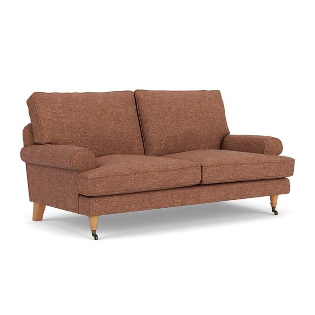 Large 2 Seater Sofa - Brick Marl - Aquaclean Oxford - Stewart - The Cotswold Company - image 1