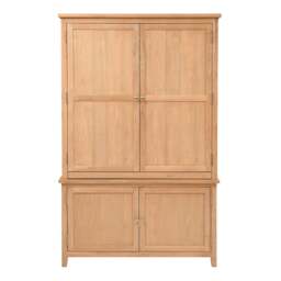 Hideaway Home Office - Inglesham Whitewash Oak - The Cotswold Company - thumbnail 6