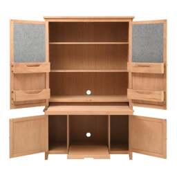 Hideaway Home Office - Inglesham Whitewash Oak - The Cotswold Company - thumbnail 5