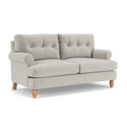 Large 2 Seater Sofa - Grey Mist - Eco Chenille - Talbot - The Cotswold Company