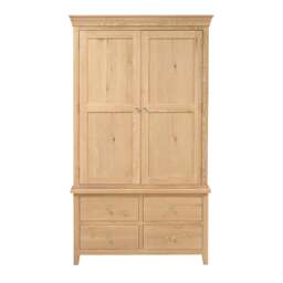 Double Larder - Inglesham Whitewash Oak - The Cotswold Company - thumbnail 7