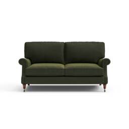 3 Seater Sofa - Forest Green - Matt Velvet - Taylor High Back - The Cotswold Company - thumbnail 6
