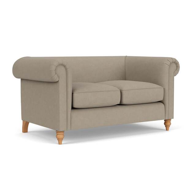 2 Seater Sofa - Dove Grey - House Linen Mix - Rayner - The Cotswold Company - image 1