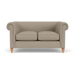 2 Seater Sofa - Dove Grey - House Linen Mix - Rayner - The Cotswold Company - thumbnail 2