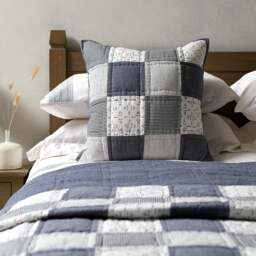 Arlington Patchwork Cushion - Home Accessories - The Cotswold Company