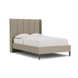 Double Classic Bedstead - Dove Grey - House Linen Mix - Parker - The Cotswold Company - thumbnail 1