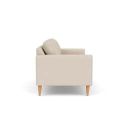 3 Seater Sofa - Lily White - House Linen Mix - Saxon - The Cotswold Company - thumbnail 3