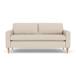 3 Seater Sofa - Lily White - House Linen Mix - Saxon - The Cotswold Company - thumbnail 2