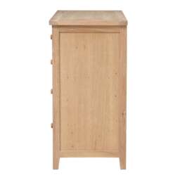 Inglesham Whitewash Oak 5 Drawer Chest - The Cotswold Company - thumbnail 5