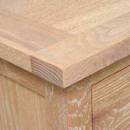 Inglesham Whitewash Oak 5 Drawer Chest - The Cotswold Company - thumbnail 6