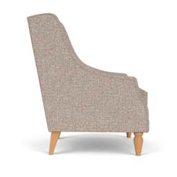 Armchair - Natural Mix - Textured Weave - Annie - The Cotswold Company - thumbnail 3