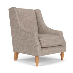 Armchair - Natural Mix - Textured Weave - Annie - The Cotswold Company