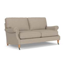 3 Seater Sofa - Natural - Herringbone Weave - Taylor High Back - The Cotswold Company