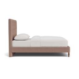 Calvert King Size Classic Bedstead - Dusky Rose - Eco Chenille - The Cotswold Company - thumbnail 3