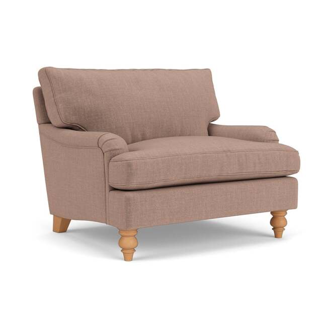 Morris Love Seat - Dusky Rose - Eco Chenille - The Cotswold Company - image 1