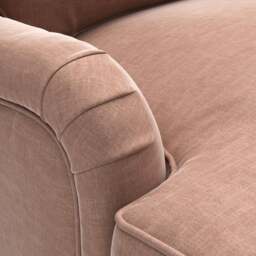 Morris Love Seat - Dusky Rose - Eco Chenille - The Cotswold Company - thumbnail 4
