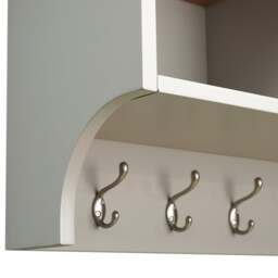 Hallway Shoe Bench Set - Chester Dove Grey - The Cotswold Company - thumbnail 6