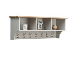 Hallway Shoe Bench Set - Chester Dove Grey - The Cotswold Company - thumbnail 4