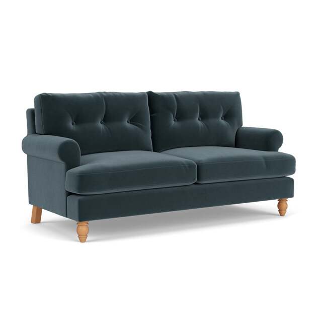 3 Seater Sofa - Night Sky - Matt Velvet - Talbot - The Cotswold Company - image 1