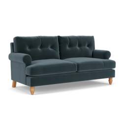 3 Seater Sofa - Night Sky - Matt Velvet - Talbot - The Cotswold Company