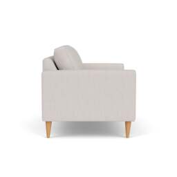 2 Seater Sofa - Soft White - Luxury Italian Linen - Saxon - The Cotswold Company - thumbnail 3